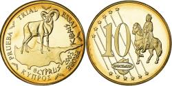 World Coins - Cyprus, 10 Euro Cent, 2003, unofficial private coin, , Copper Plated Steel