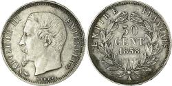World Coins - Coin, France, Napoleon III, Napoléon III, 50 Centimes, 1858, Paris,