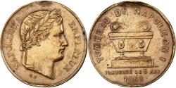 World Coins - France, Medal, Inauguration du Tombeau de Napoléon Ier, 1853, Brass, Trotin