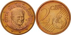 World Coins - VATICAN CITY, 2 Euro Cent, 2011, , Copper Plated Steel, KM:376