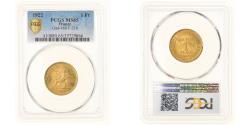 World Coins - Coin, France, Chambre de commerce, Franc, 1922, Paris, PCGS, MS65,