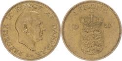 World Coins - Coin, Denmark, Krone, 1957