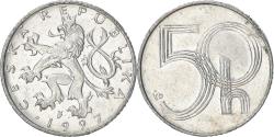 World Coins - Coin, Czech Republic, 50 Haleru, 1997, , Aluminum, KM:3.1