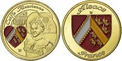 World Coins - France, Token, Alsace - Coiffe alsacienne, Copper-nickel Aluminium,