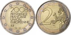 World Coins - France, 2 Euro, European Union Presidency, 2008, Paris, , Bi-Metallic