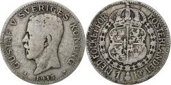 World Coins - Sweden, Gustaf V, Krona, 1915, Silver, , KM:786.1