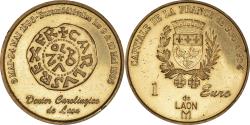 World Coins - France, Euro, Laon - Cathédrale Notre Dame, 1998, Euro des villes,