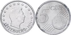 World Coins - Luxembourg, Henri, 5 Centimes, Metal error, 2014, Utrecht, Aluminum,