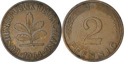 World Coins - Coin, GERMANY - FEDERAL REPUBLIC, 2 Pfennig, 1964, Karlsruhe, , Bronze