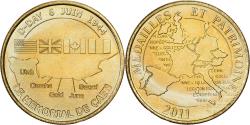 World Coins - France, Medal, D-Day, Mémorial de Caen, 2011, Copper-nickel Aluminium,