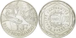 World Coins - France, 10 Euro, Basse Normandie, 2012, , Silver, KM:1865