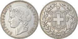 World Coins - Coin, Switzerland, 5 Francs, 1891, Bern, , Silver, KM:34
