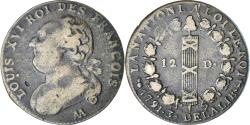 World Coins - Coin, France, Louis XVI, 12 deniers françois, 12 Deniers, 1791, Metz
