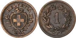 World Coins - Switzerland, Rappen, 1941, Bern, Bronze, , KM:3