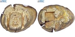 Ancient Coins - Mysia, Stater, c. 550-475 BC, Kyzikos, Electrum, NGC, , SNG-France:208