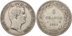 World Coins - Coin, France, Louis-Philippe, 5 Francs, 1831, Paris, , Silver