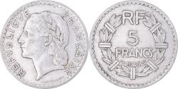 World Coins - Coin, France, 5 Francs, 1946