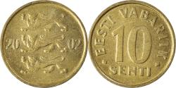 World Coins - Coin, Estonia, 10 Senti, 2002
