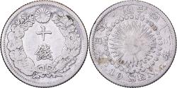 World Coins - Japan, Mutsuhito, 10 Sen, Meiji Era, Yr. 43 (1910), Silver,