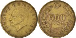 World Coins - Coin, Turkey, 500 Lira, 1990, , Aluminum-Bronze, KM:989