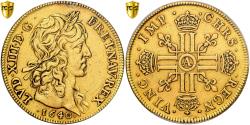 World Coins - France, Louis XIII, 40 Livres dit 4 Louis d'or, 1640, Paris, Pedigree, Gold