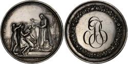 World Coins - France, Wedding medal, 1830, Silver, De Puymaurin,