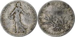 World Coins - Coin, France, Semeuse, 50 Centimes, 1903, Paris, , Silver, KM:854