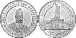 World Coins - Germany, Medal, Wilhelm I, National Denkmal auf  dem Niederwald, Tin,