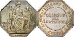 World Coins - France, Token, Notaires de l'Arrondissement de Nevers, Nièvre, Silver