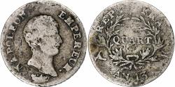 World Coins - France, Napoleon I, Quart, AN 13, Bordeaux, Silver, , Gadoury:346