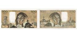 World Coins - France, 500 Francs, Pascal, 1974-12-05, G.47, EF(40-45)