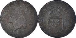 World Coins - Coin, France, Louis XVI, Liard, 1791, , Copper, Gadoury:348