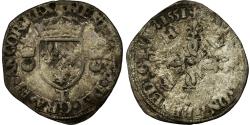 World Coins - Coin, France, Douzain aux croissants, 1551, Nantes, , Billon