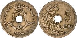World Coins - Coin, Belgium, 5 Centimes, 1904, , Copper-nickel, KM:55