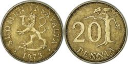World Coins - Coin, Finland, 20 Pennia, 1973
