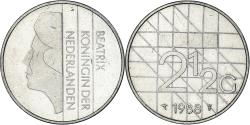 World Coins - Coin, Netherlands, 2-1/2 Gulden, 1988