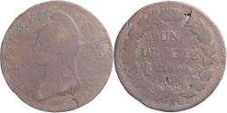 World Coins - Coin, France, Dupré, Decime, AN 8, , Copper, Gadoury:187