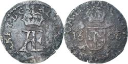 World Coins - Coin, Spanish Netherlands, Albert & Isabella, Double Denier, 1608, Tournai