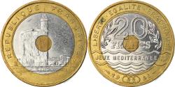 World Coins - Coin, France, Jeux Méditerranéens, 20 Francs, 1993, , Tri-Metallic