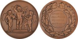 World Coins - France, Medal, Putti, Musique, 1981, Lagrange, , Bronze