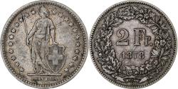 World Coins - Switzerland, 2 Francs, Helvetia, 1878, Bern, Silver, , KM:21