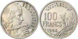 World Coins - France, 100 Francs, Cochet, 1954, Beaumont - Le Roger, Copper-nickel,