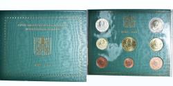 World Coins - Vatican, 1 Cent to 2 Euro, Benoît XVI, 2010 - Anno MMX, Rome, BU,