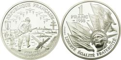 World Coins - Coin, France, Franc, 1993, Paris, BE, , Silver, KM:1014, Gadoury:C38