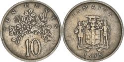 World Coins - Coin, Jamaica, Elizabeth II, 10 Cents, 1975, Franklin Mint,