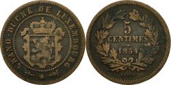 World Coins - Coin, Luxembourg, William III, 5 Centimes, 1854, Utrecht, , Bronze