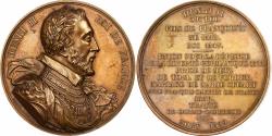 World Coins - France, Medal, Les Rois de France, Henri II, 1836, Bronze, Caqué,