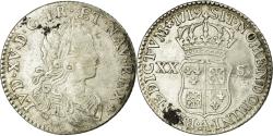 World Coins - Coin, France, Louis XV, 1/6 Écu (XX – S) de France-Navarre, 20 Sols, 1/6 ECU