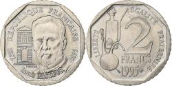 World Coins - France, 2 Francs, Pasteur, 1995, Paris, Nickel, , Gadoury:549, KM:1119