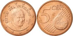 World Coins - VATICAN CITY, 5 Euro Cent, 2008, , Copper Plated Steel, KM:377